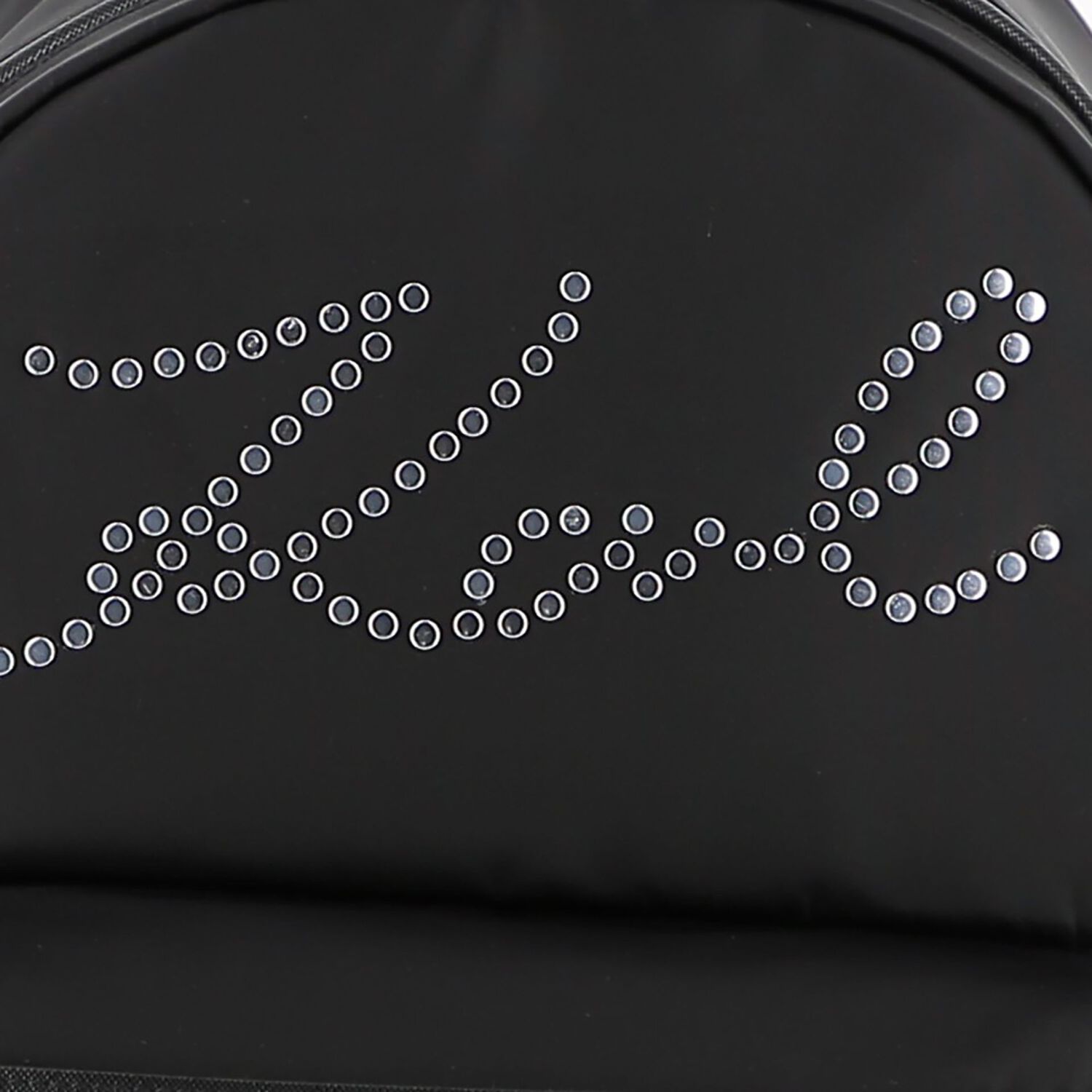 Girls Black Logo Backpack, 1, hi-res