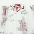 Girls White Floral Tulle Dress, 1, hi-res