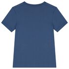 Boys Blue Logo T-Shirt, 3, hi-res