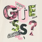 Girls Ivory Logo Long Sleeve Top, 1, hi-res