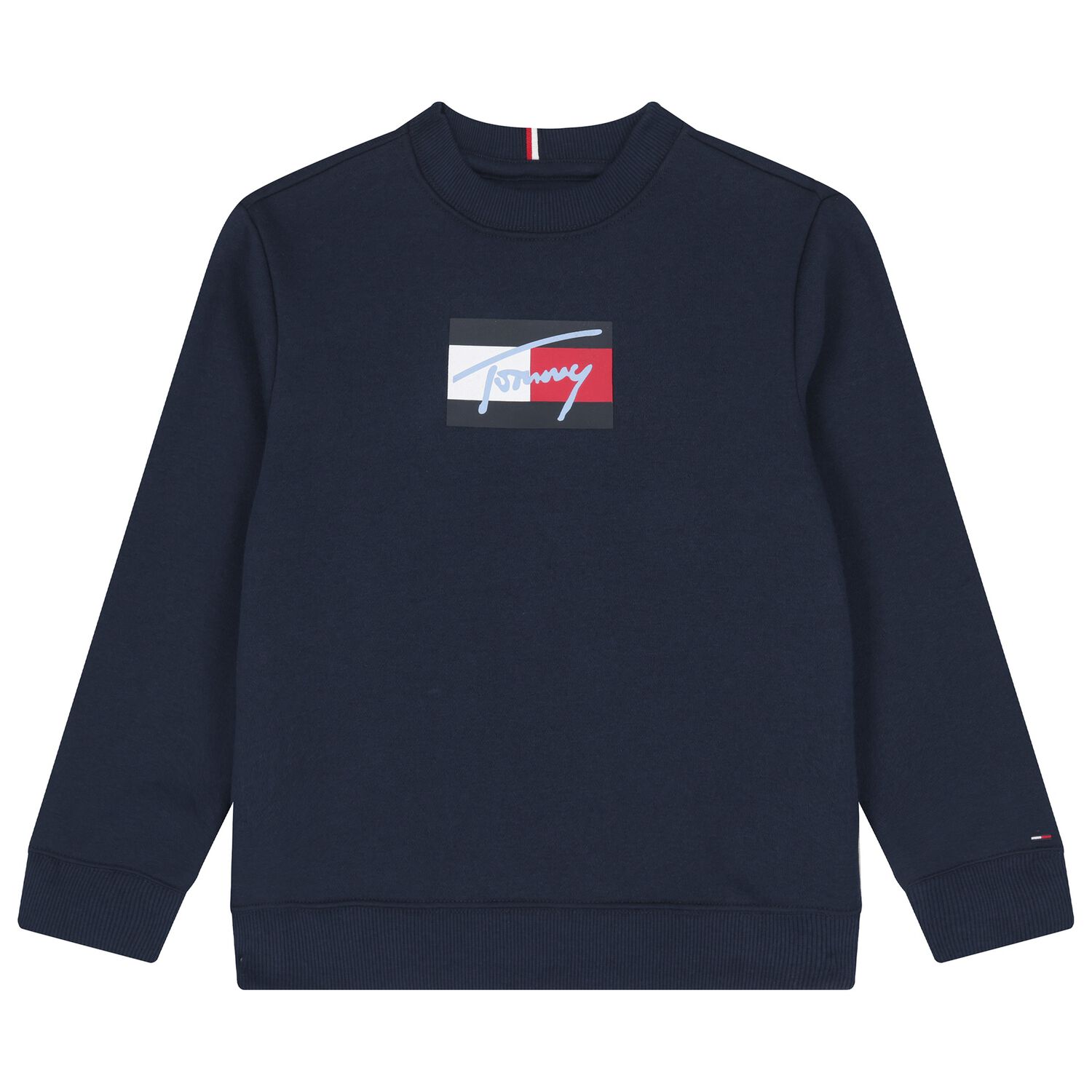 Boys Navy Blue Logo Sweatshirts, 1, hi-res image number null