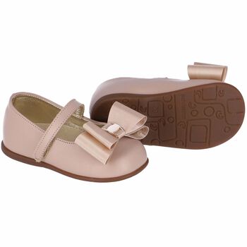 Baby Girls Beige Embellished