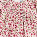 Younger Girls Ivory & Pink Floral Dress, 1, hi-res