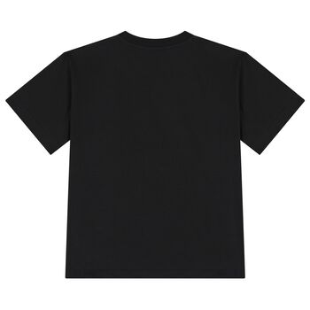 Boys Black Logo T-Shirt