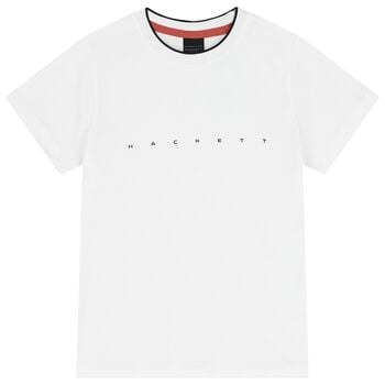 Boys White Logo T-Shirt