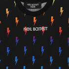 Boys Black Logo T-Shirt, 1, hi-res