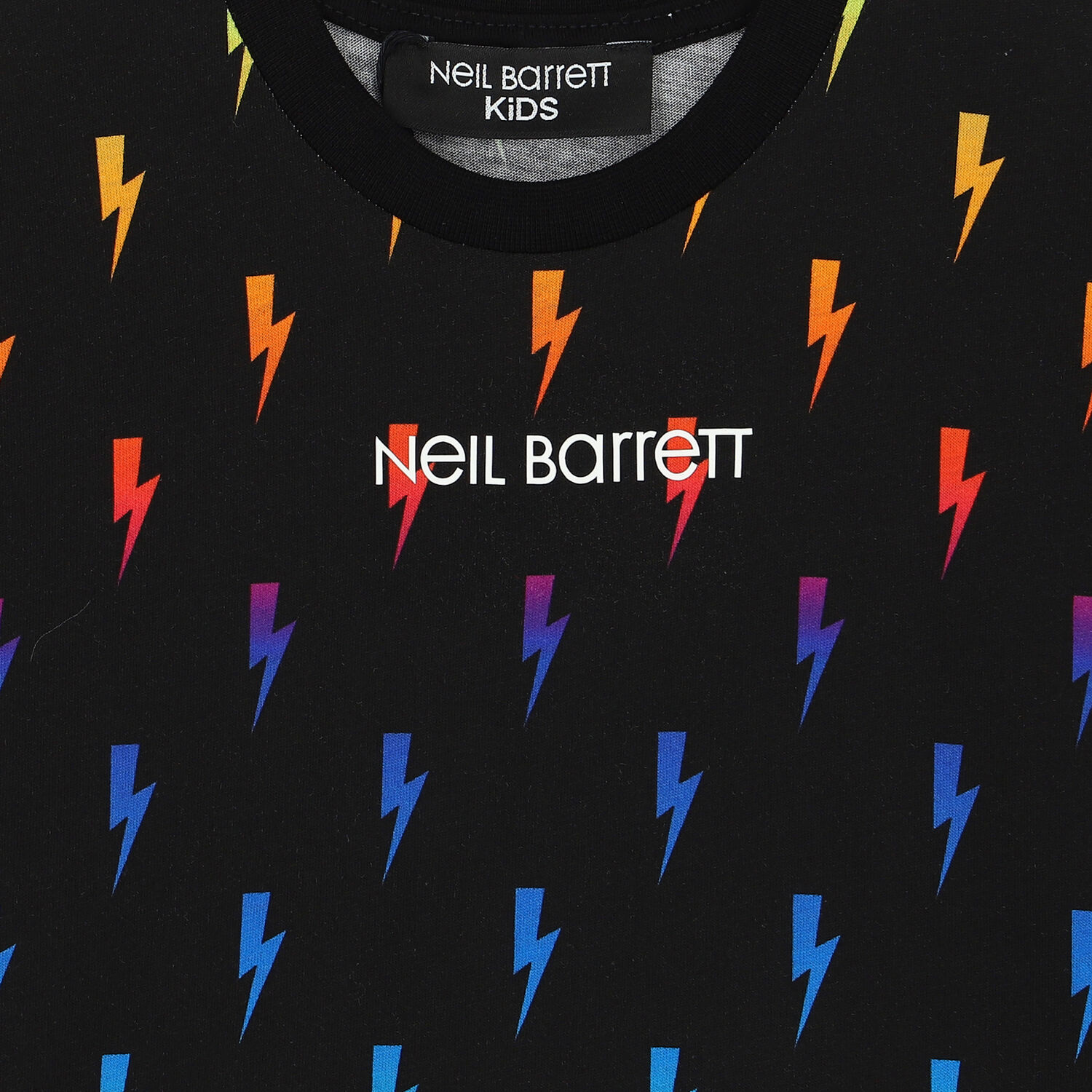 Boys Black Logo T-Shirt, 1, hi-res