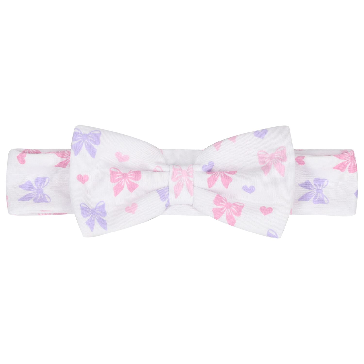 Baby Girls White Billowy Bows Headband, 1, hi-res image number null