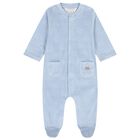 Baby Boys Blue Clouds Babygrow, 1, hi-res