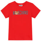 Red Teddy Logo T-Shirt, 7, hi-res