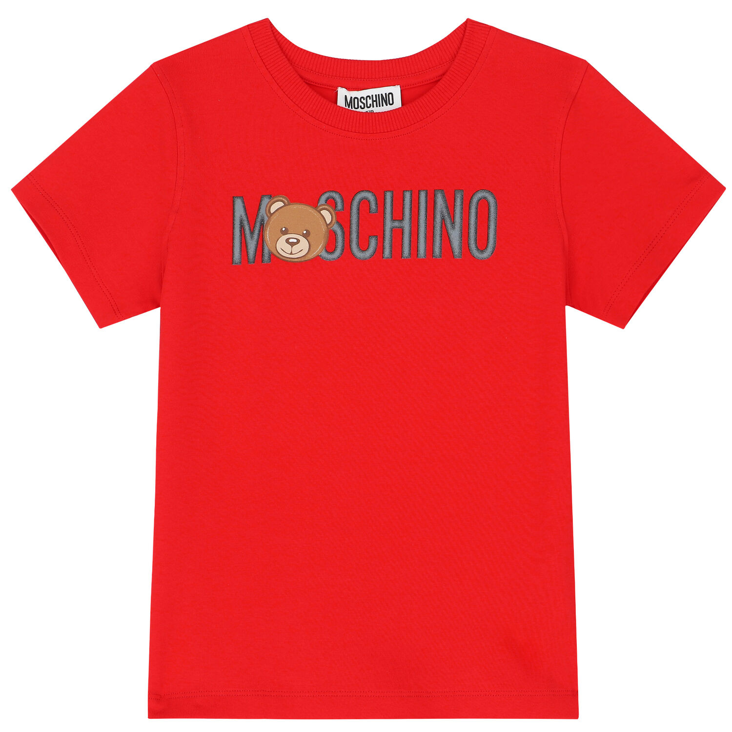 Red Teddy Logo T-Shirt, 7, hi-res