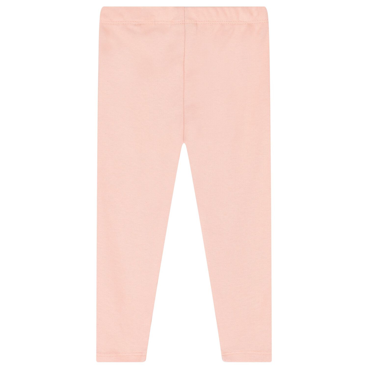 Younger Girls White & Pink Ruffled Leggings Set, 1, hi-res