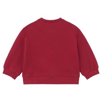 Younger Girls Red Mouse Sweatshirt