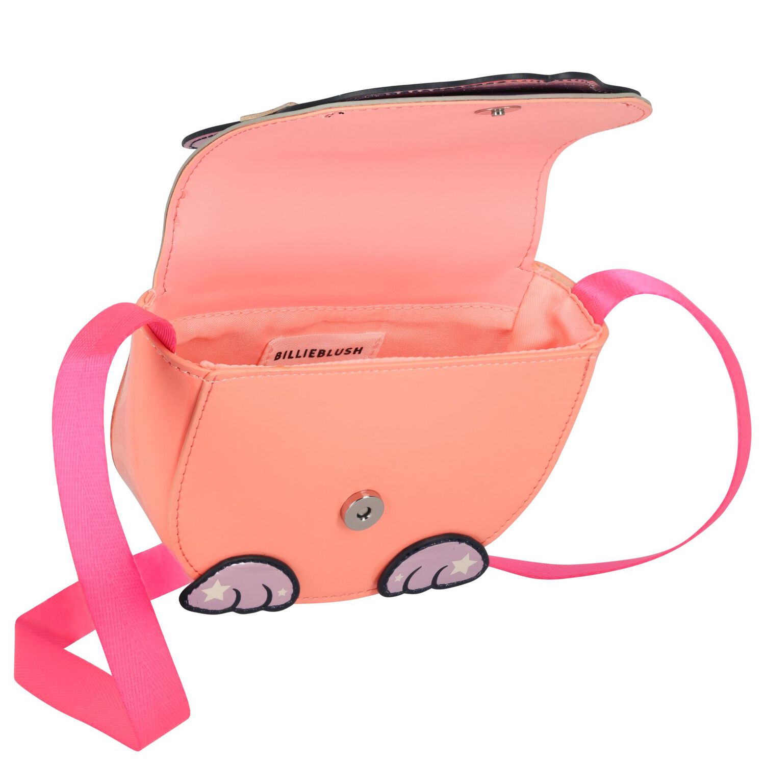 Girls Pink & Orange Cat Bag , 1, hi-res