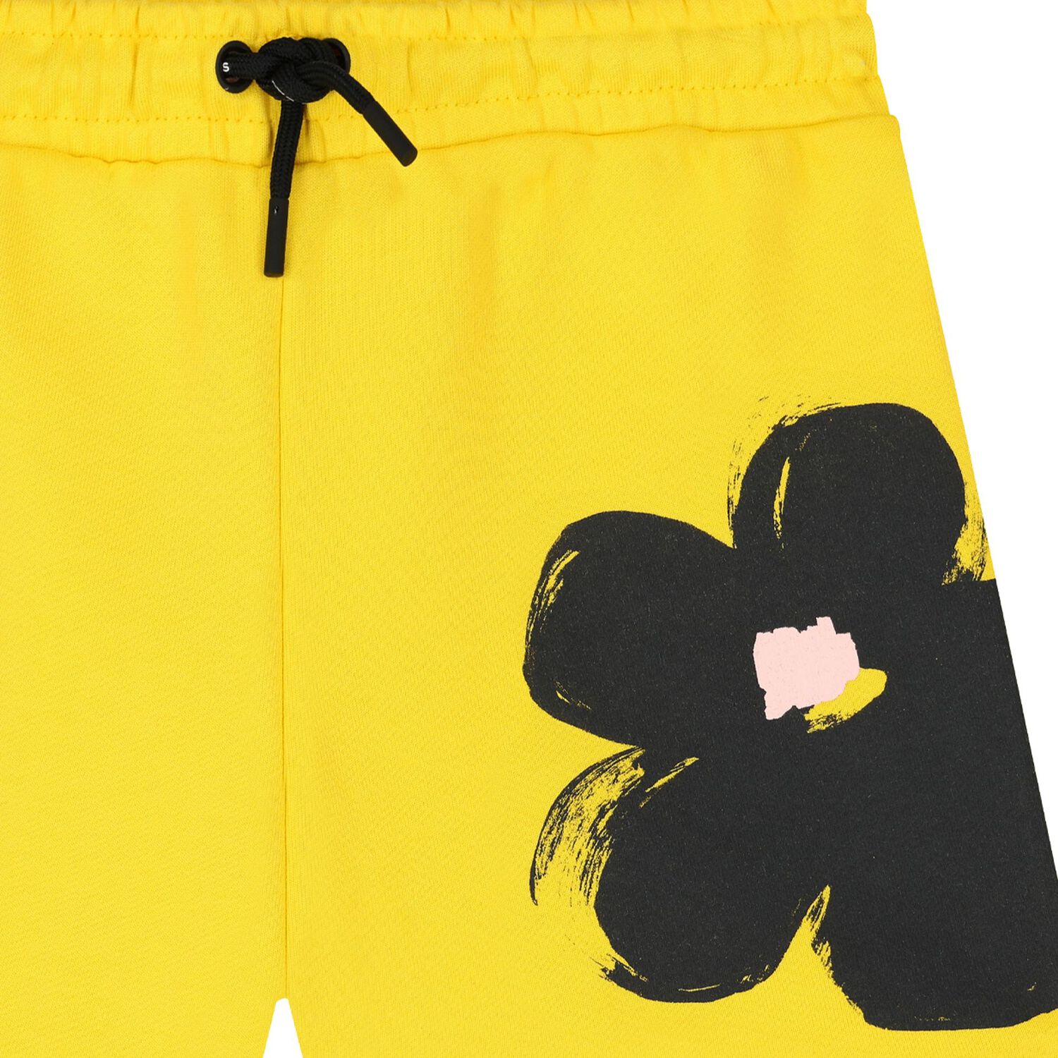 Girls Yellow Daisy Shorts, 1, hi-res