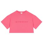 Girls Pink Logo T-Shirt, 1, hi-res