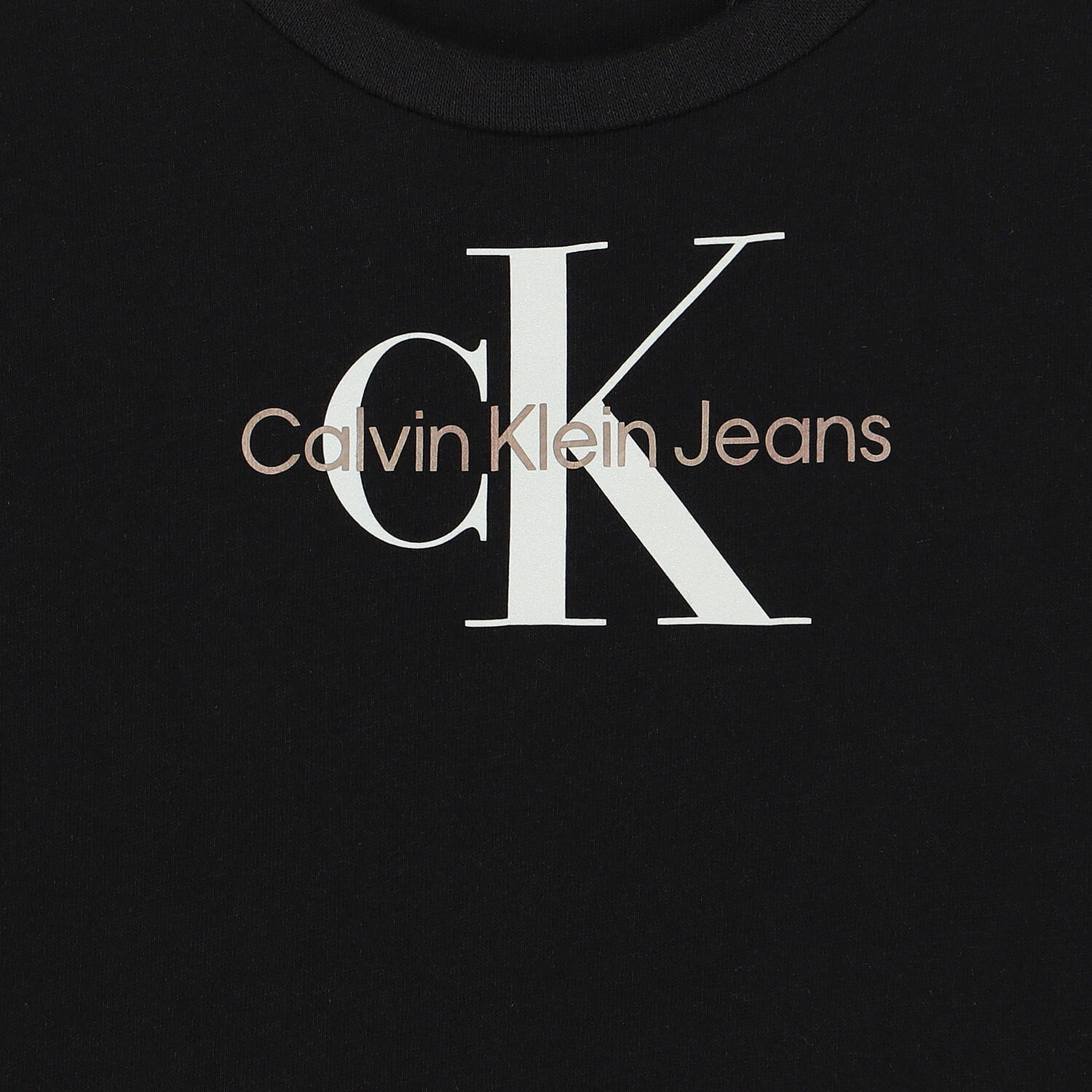 Girls Black Logo T-Shirt, 1, hi-res