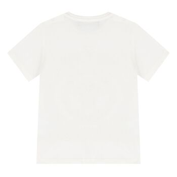 Younger Boys Ivory Medusa Logo T-Shirt