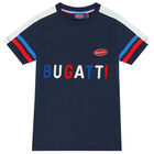 Boys Navy Blue Logo T-Shirt, 2, hi-res