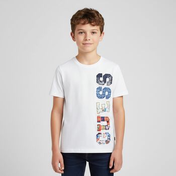Boys White Logo T-Shirt