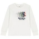 Boys Green & Ivory Skate Tracksuit Set, 1, hi-res