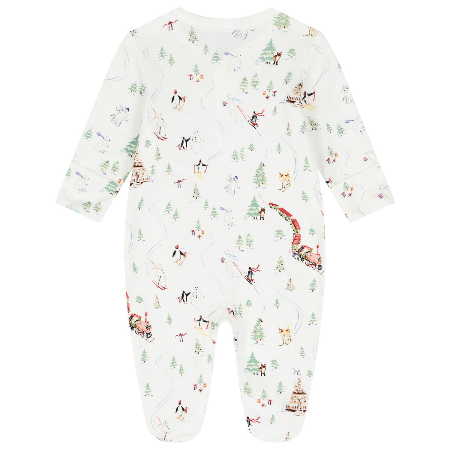 White Festive Babygrow Gift Set, 1, hi-res