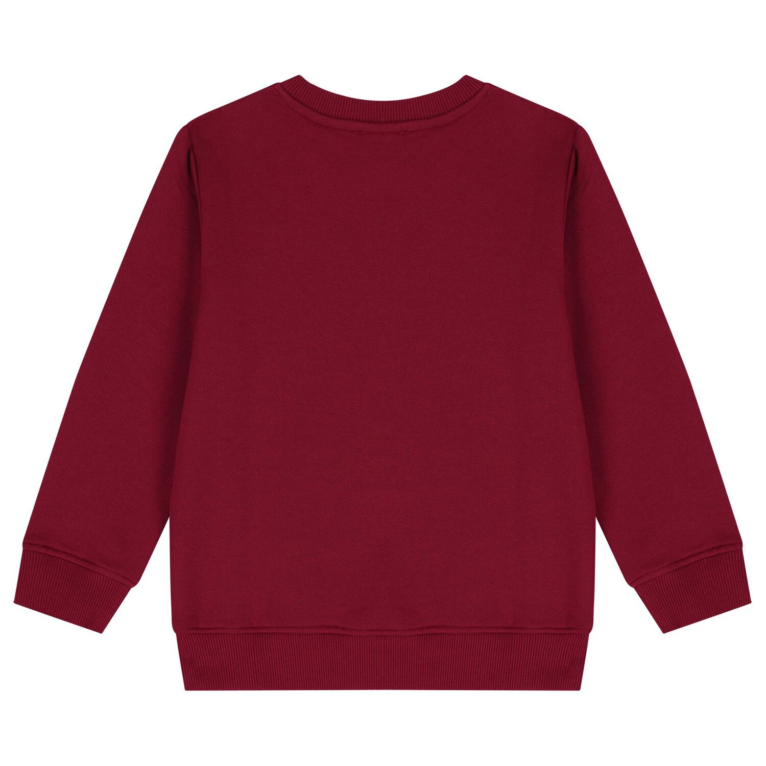 Girls Burgundy Logo Sweatshirt, 1, hi-res