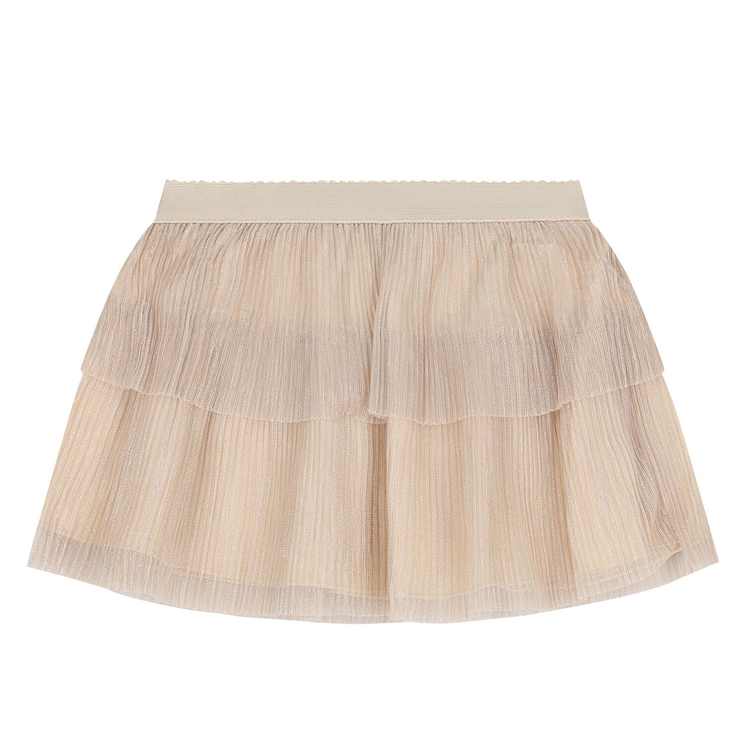 Younger Girls Navy Blue, Gold & Ivory Skirt Set, 2, hi-res image number null