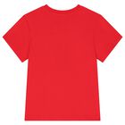 Red Teddy Bear Logo T-Shirt, 2, hi-res