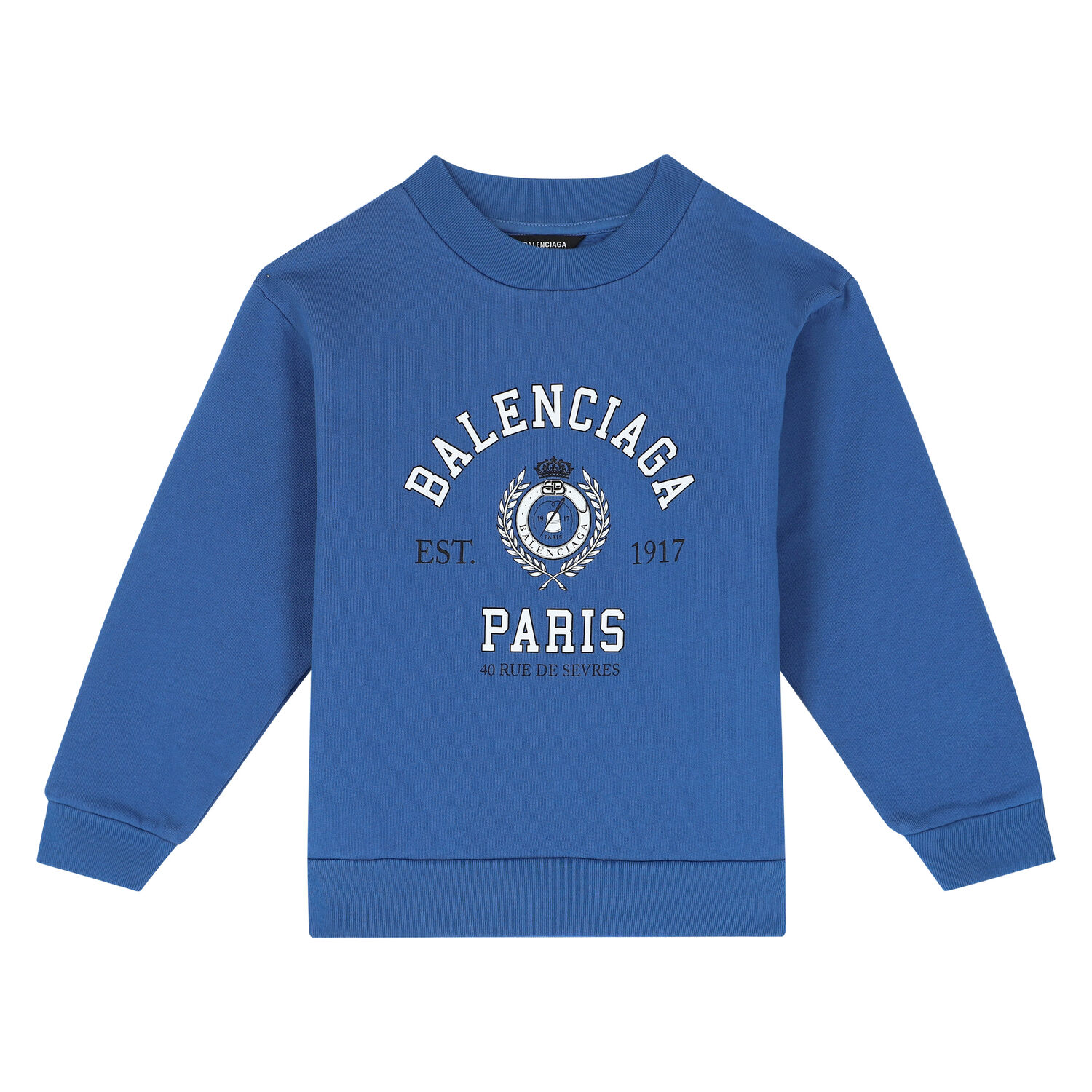 Blue Logo Sweatshirt, 1, hi-res