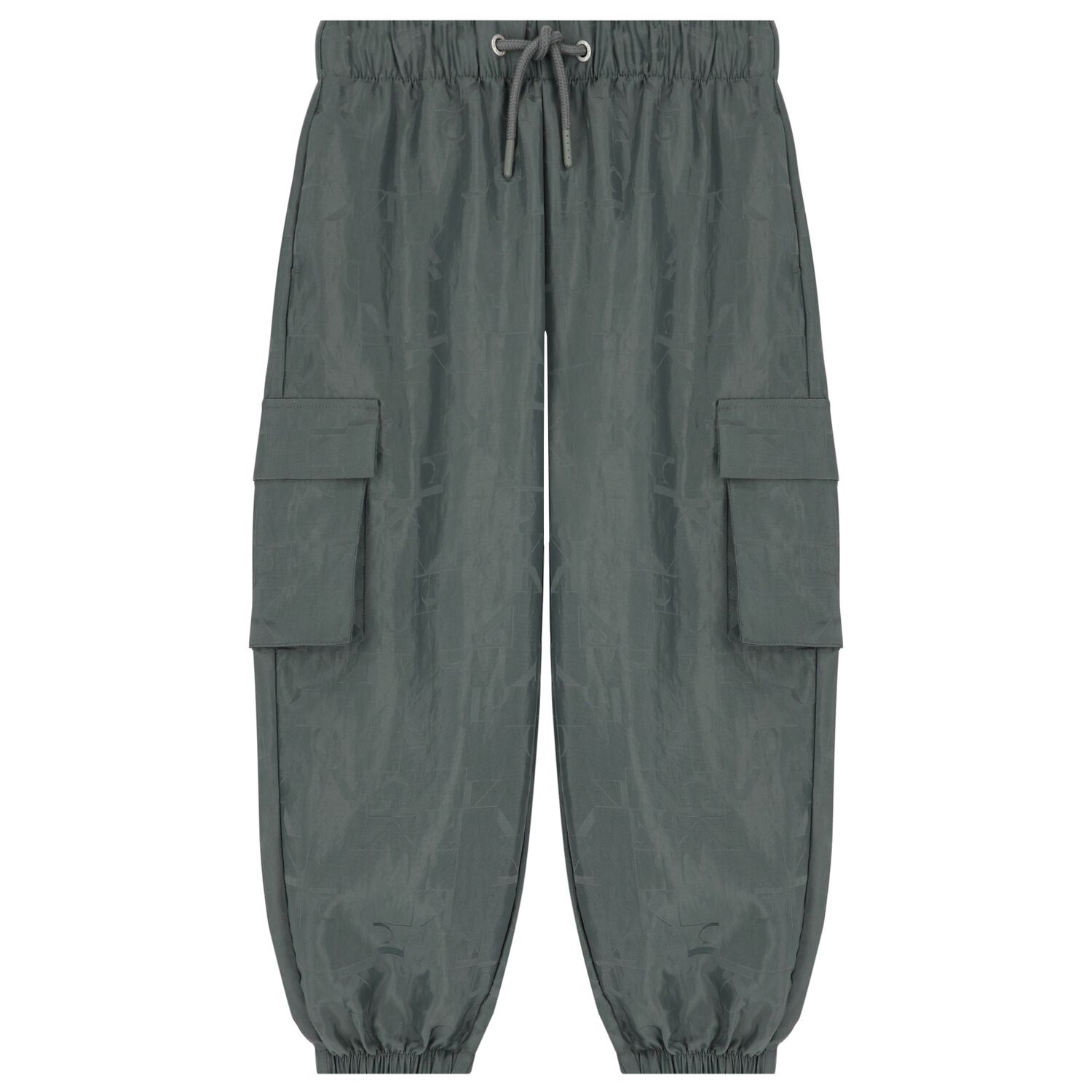 Boys Grey Logo Trousers, 1, hi-res
