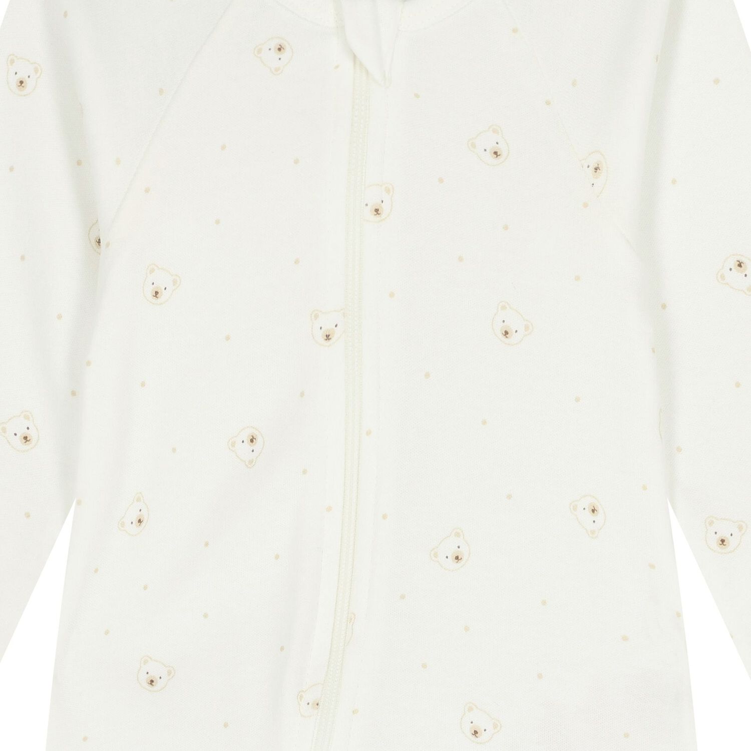 White Teddy Bear Babygrow Set, 1, hi-res image number null