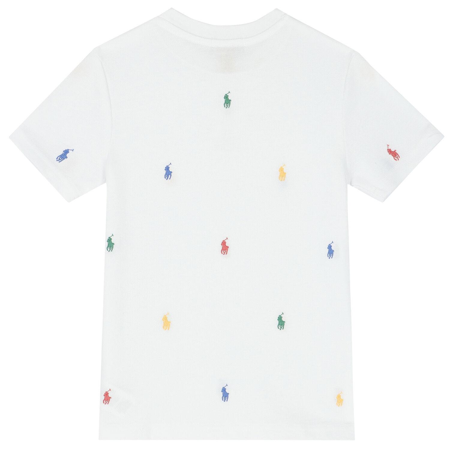 Boys White Piqu&Atilde;&copy; Logo T-Shirt, 1, hi-res