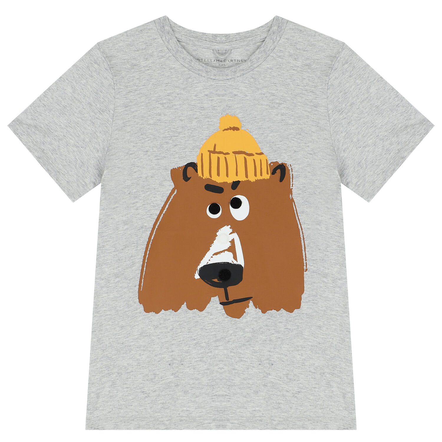 Boys Grey Bear T-Shirt, 1, hi-res