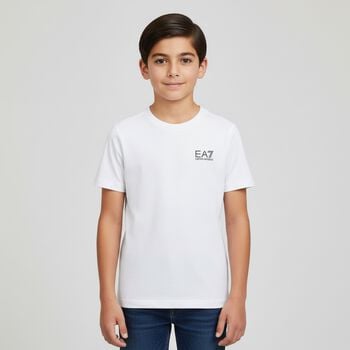 Boys White Logo T-Shirt