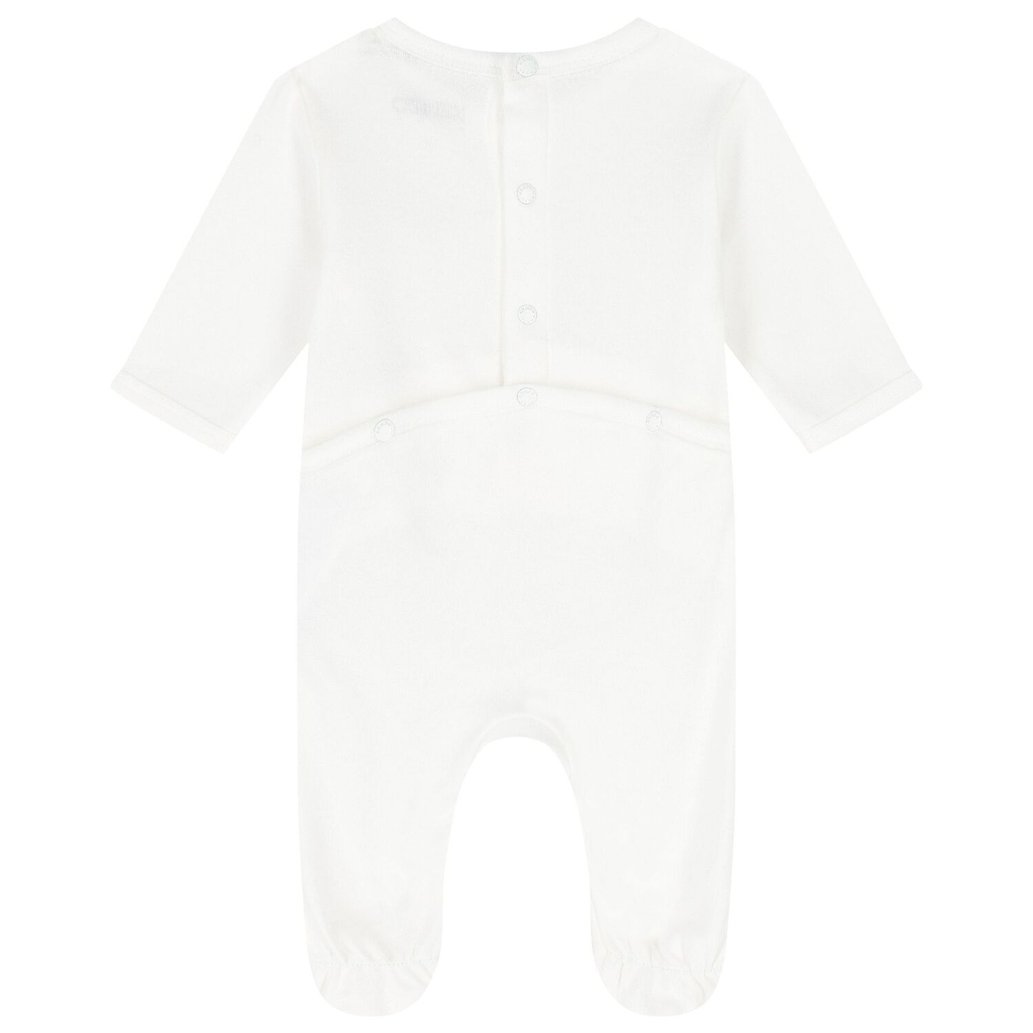 Navy Blue & White Logo Babygrows ( 2-Pack ), 1, hi-res