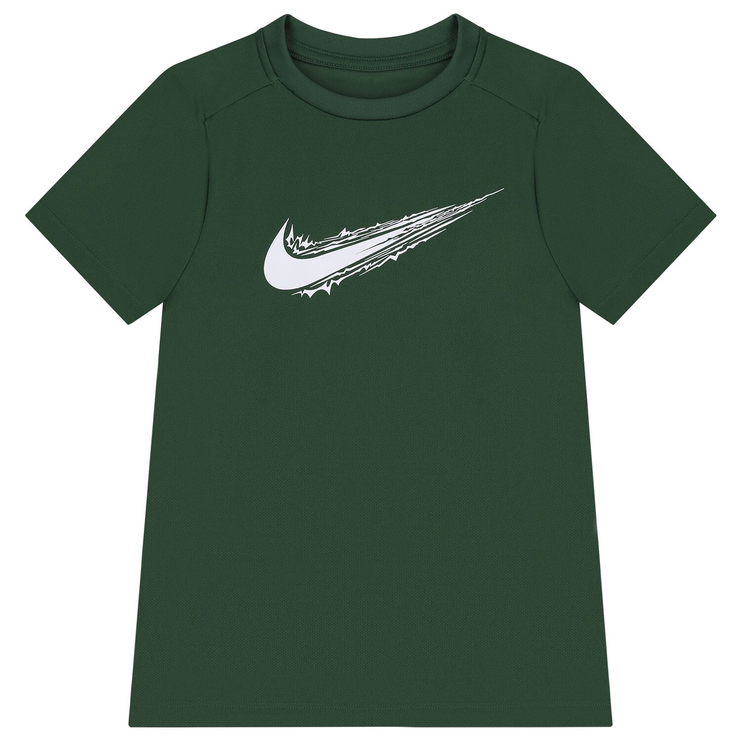 Boys Green Logo T-shirt, 3, hi-res