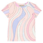 Girls Pink Abstract T-Shirt, 1, hi-res