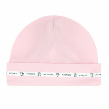 Baby Girls Pink Logo Hat