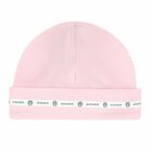 Baby Girls Pink Logo Hat, 1, hi-res