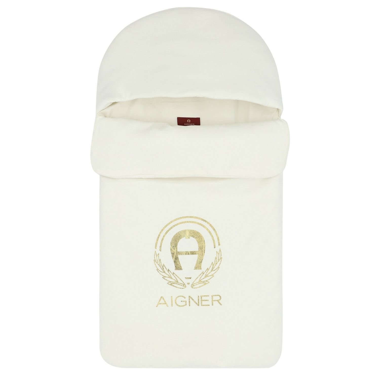 Ivory & Gold Logo Baby Nest, 1, hi-res