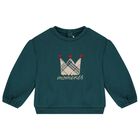 Younger Girls Green & Beige Skirt Set, 1, hi-res