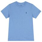 Boys Blue Logo T-Shirt, 1, hi-res