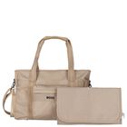 Beige Logo Baby Changing Bag, 1, hi-res