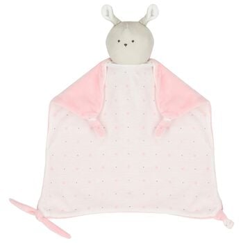 Baby Girls Pink & Beige Comforter