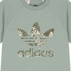 Boys Green Trefoil Logo Shorts Set, 1, hi-res