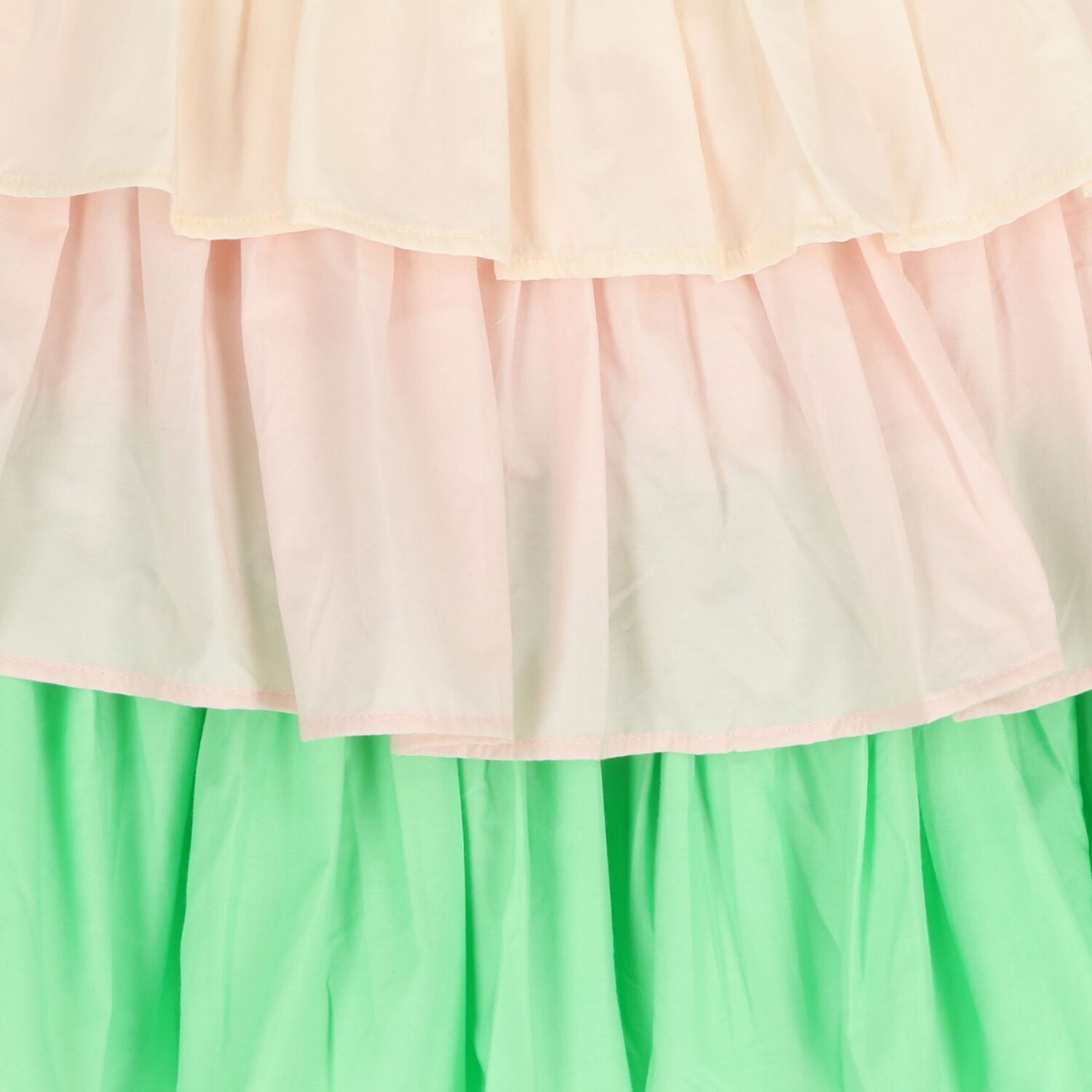 Girls Ivory Ruffled Dress, 1, hi-res