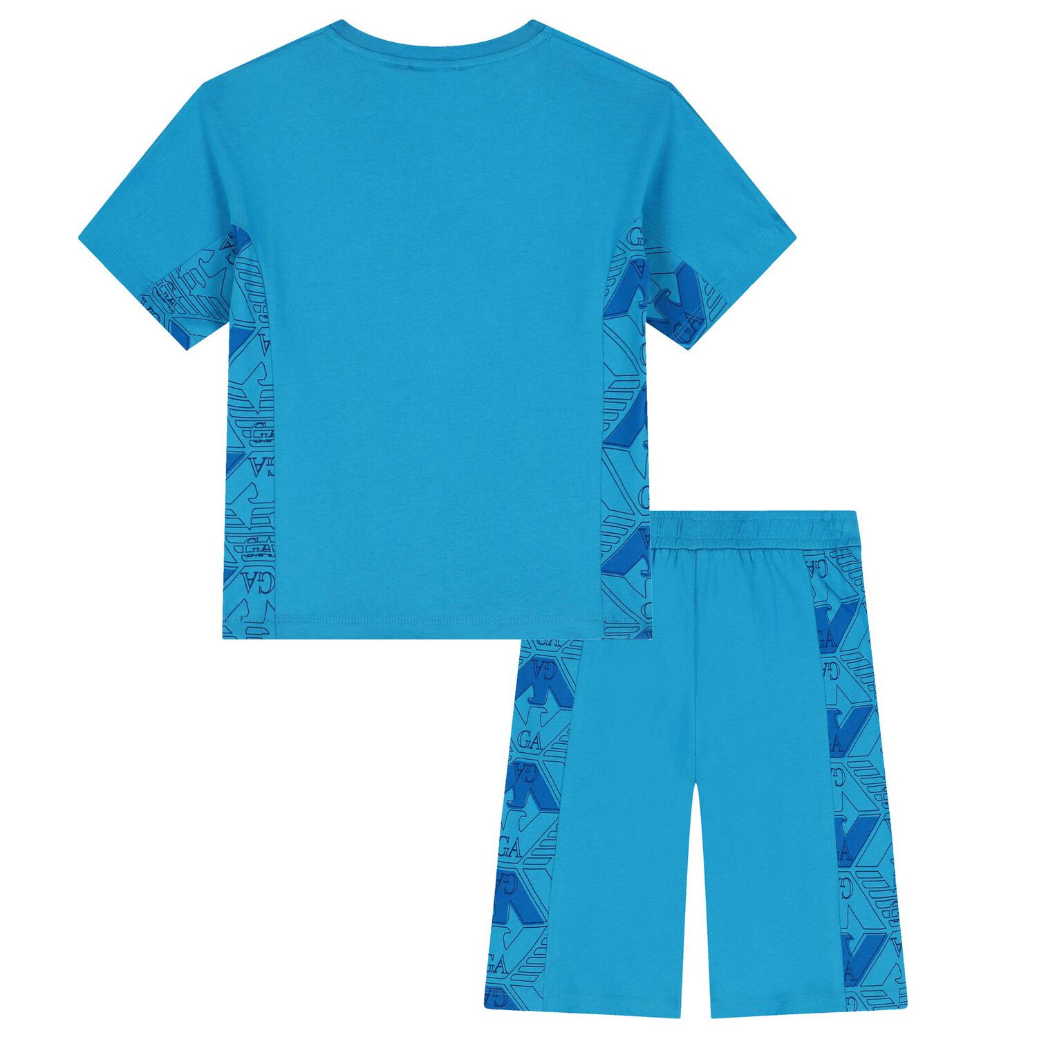 Boys Blue Logo Shorts Set, 2, hi-res image number null
