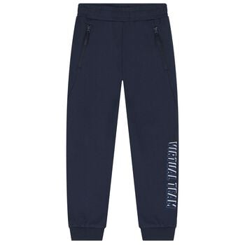 Boys Navy Blue Joggers