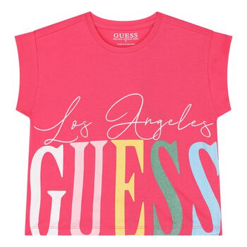 Girls Pink Logo T-Shirt